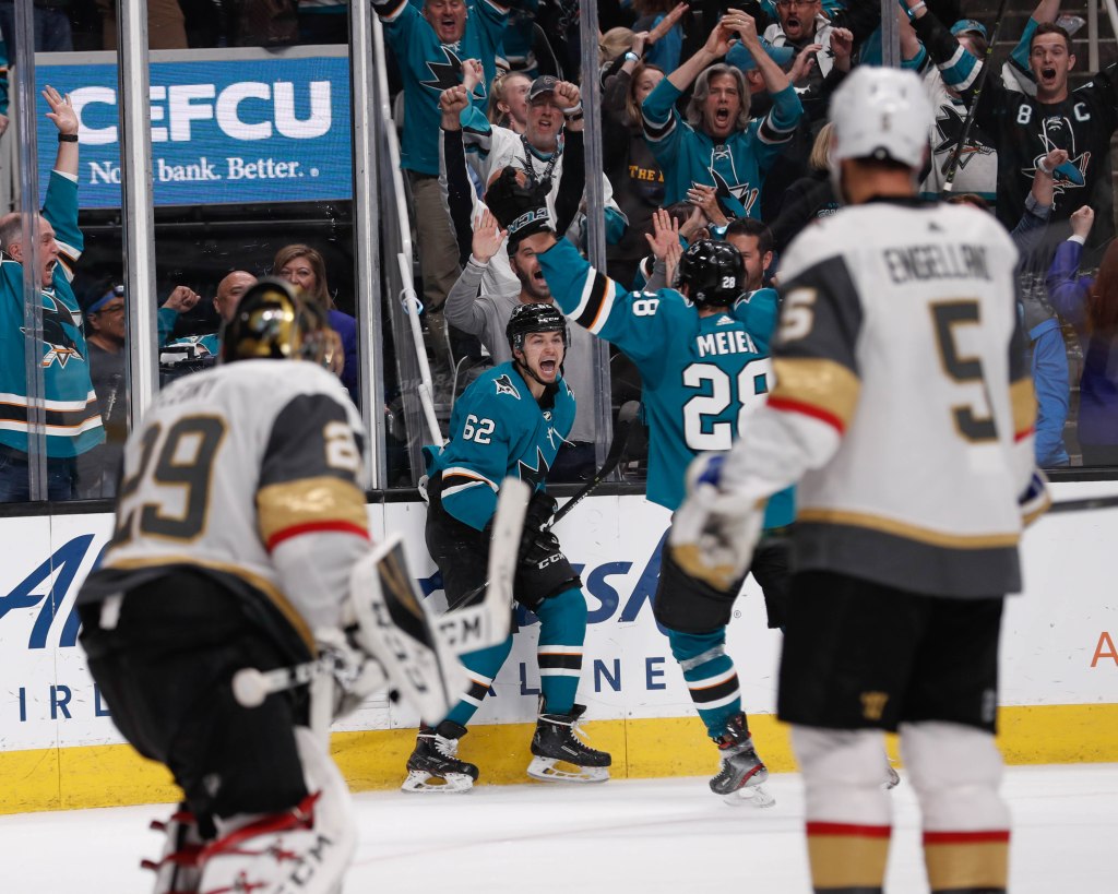 Sharks come back from 3-0 to win Game 7 Versus the Golden&nbsp;Knights